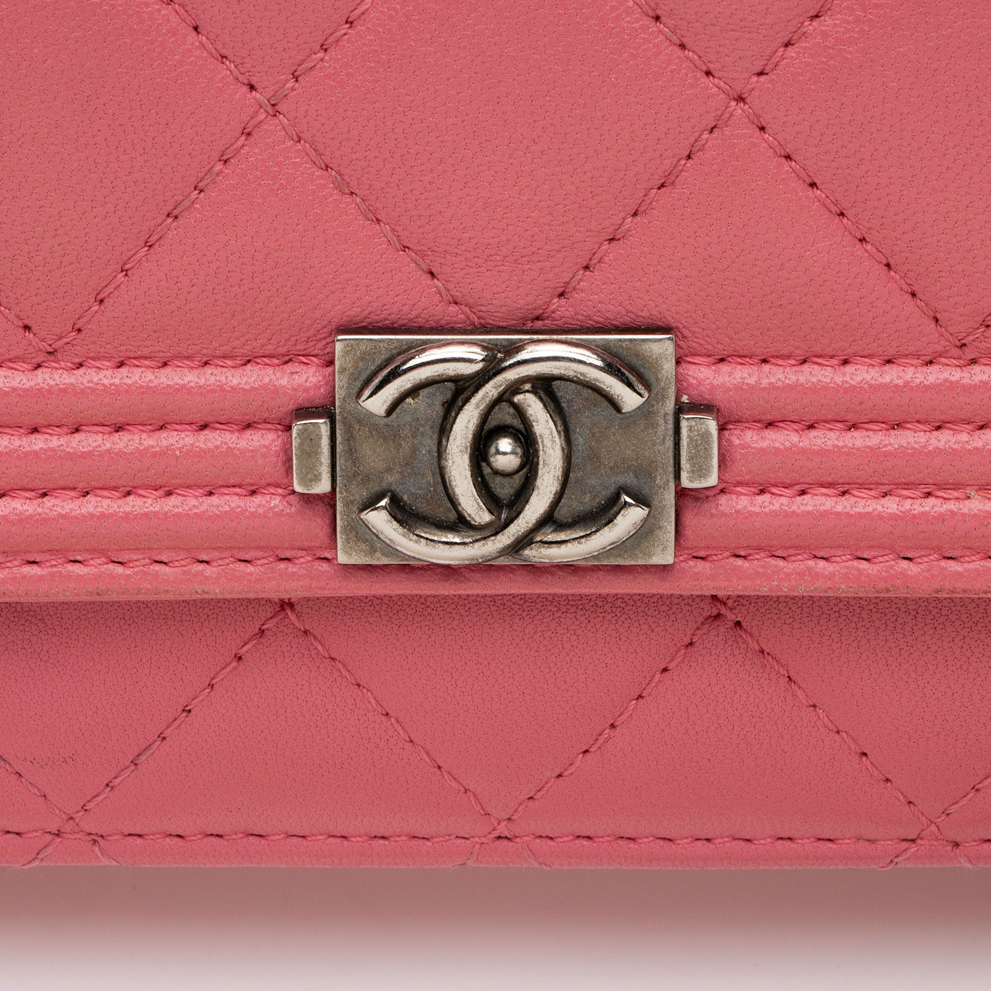 Chanel Lambskin Boy Wallet on Chain