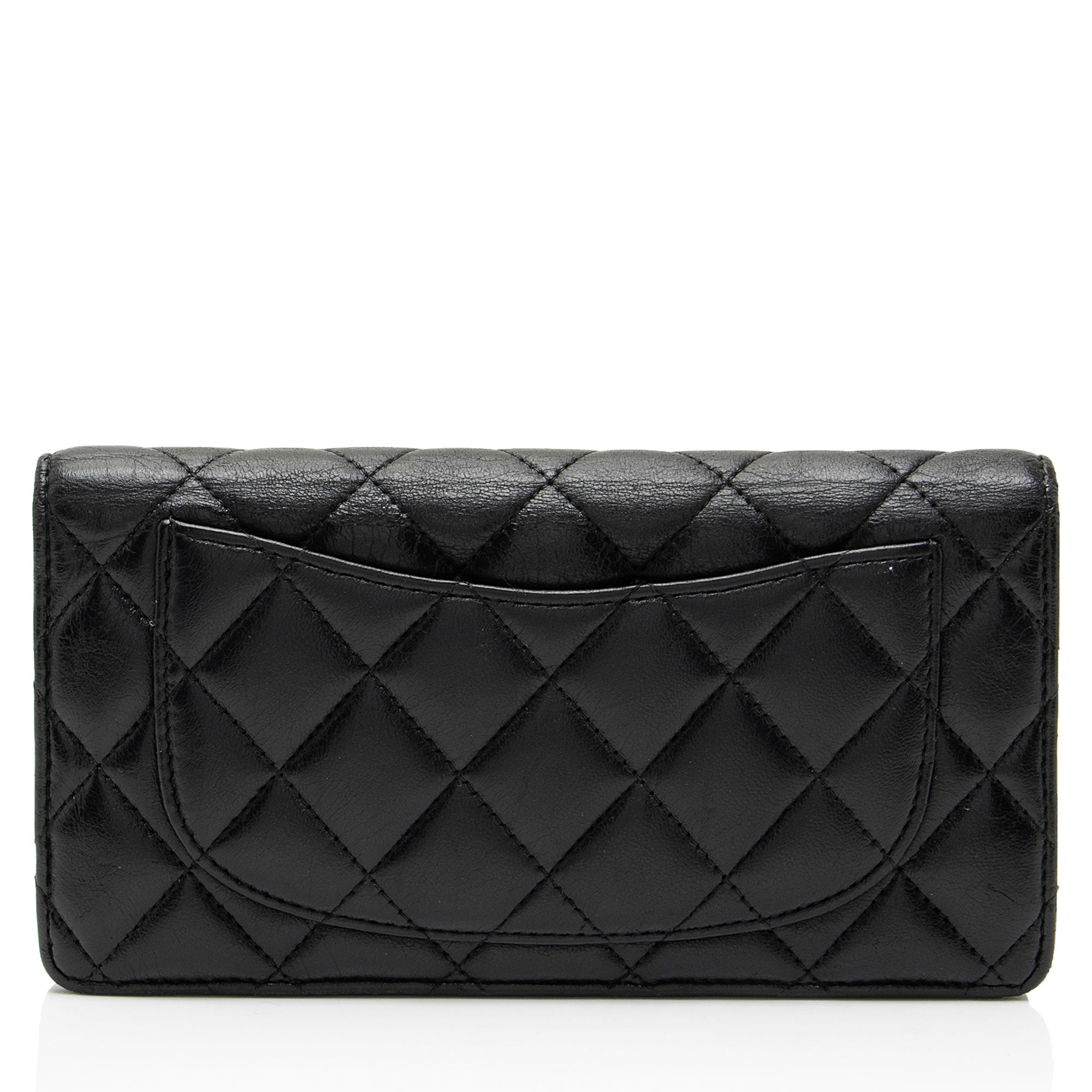 Chanel Lambskin CC Yen Wallet