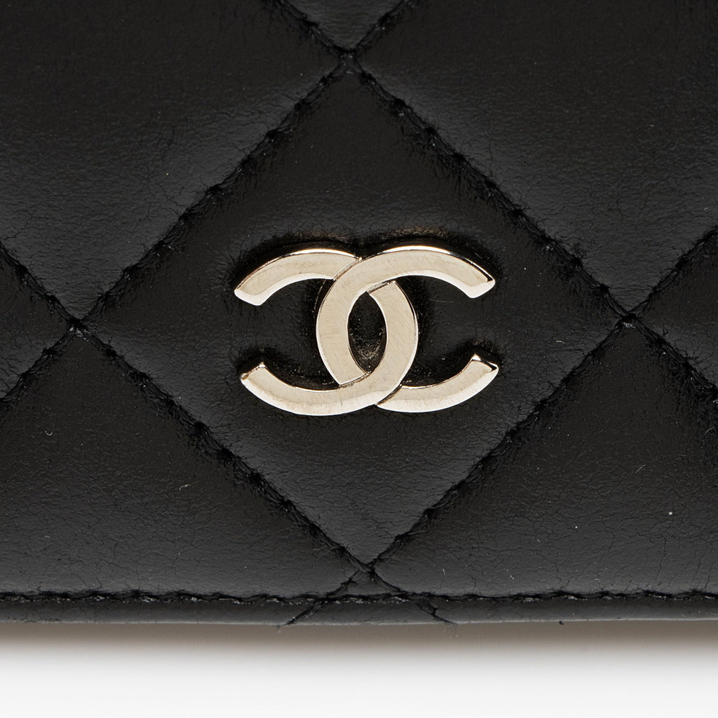 Chanel Lambskin CC Yen Wallet