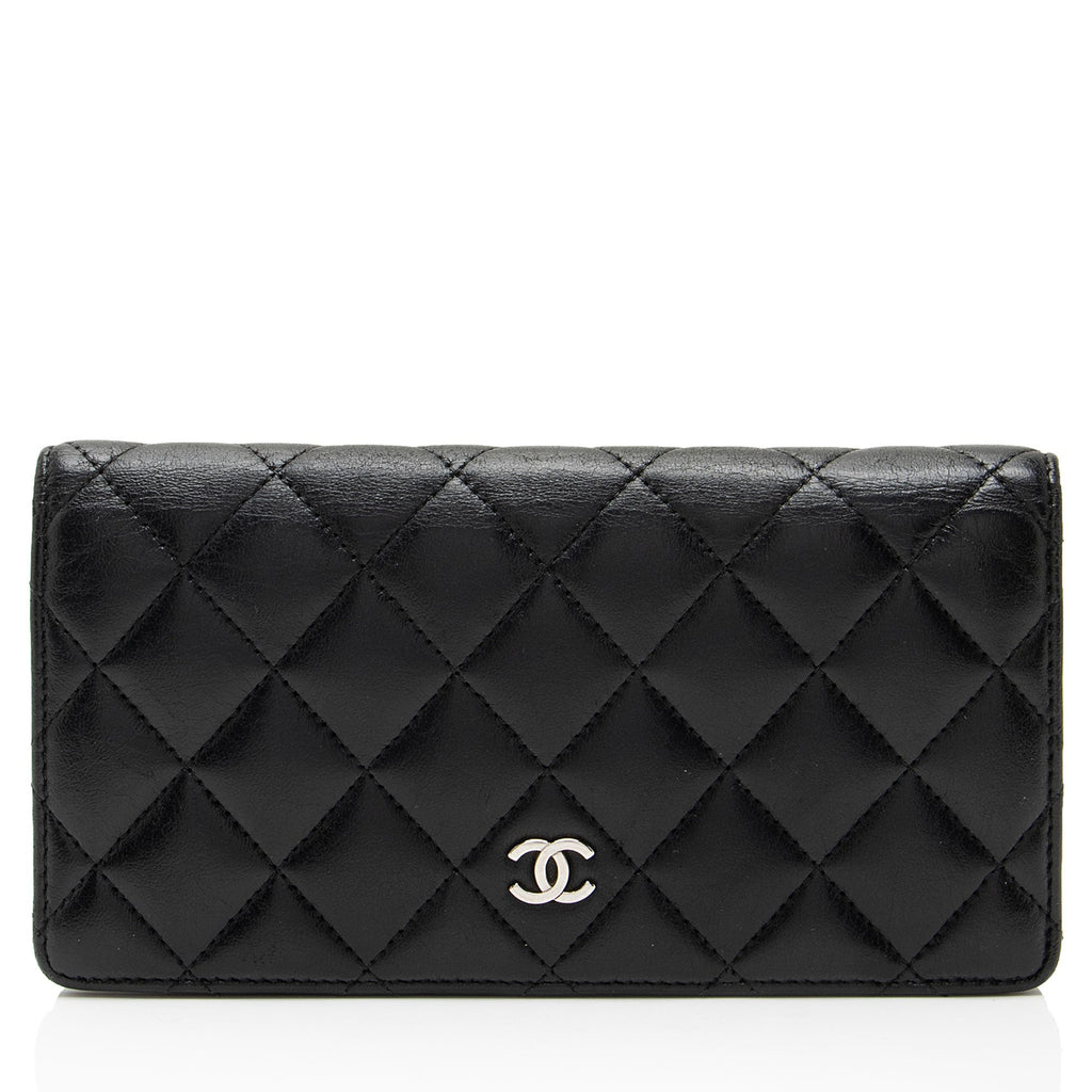 Chanel Lambskin CC Yen Wallet
