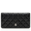 Chanel Lambskin CC Yen Wallet