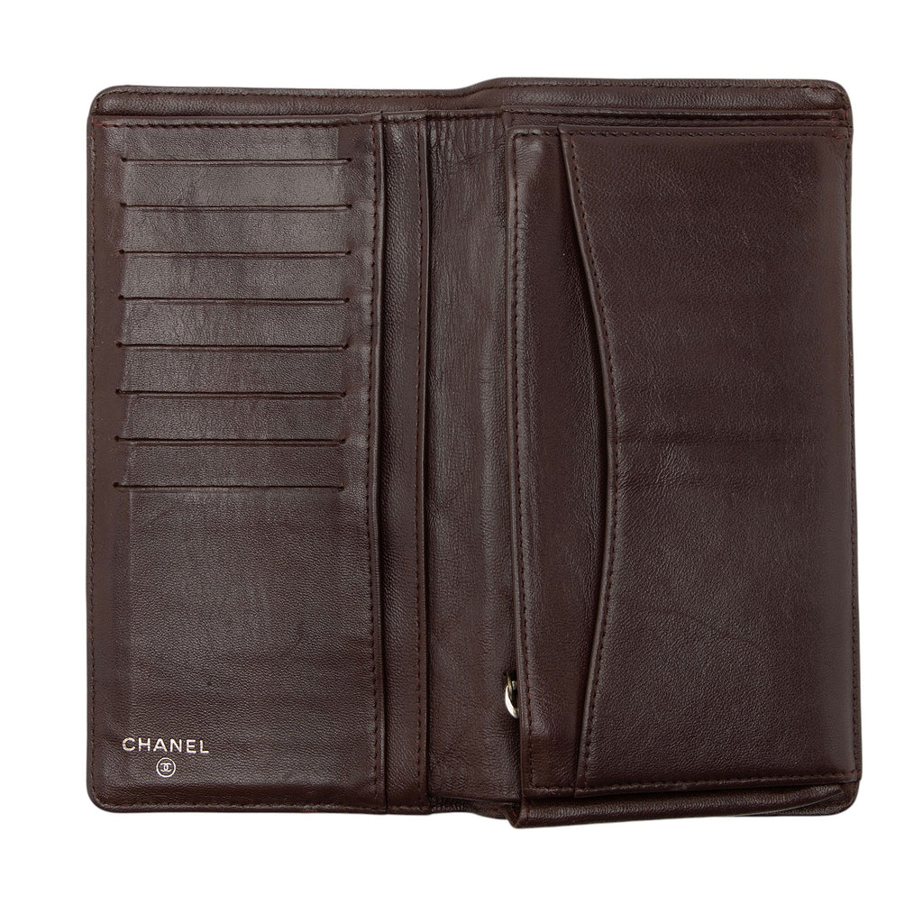 Chanel Lambskin CC Yen Wallet