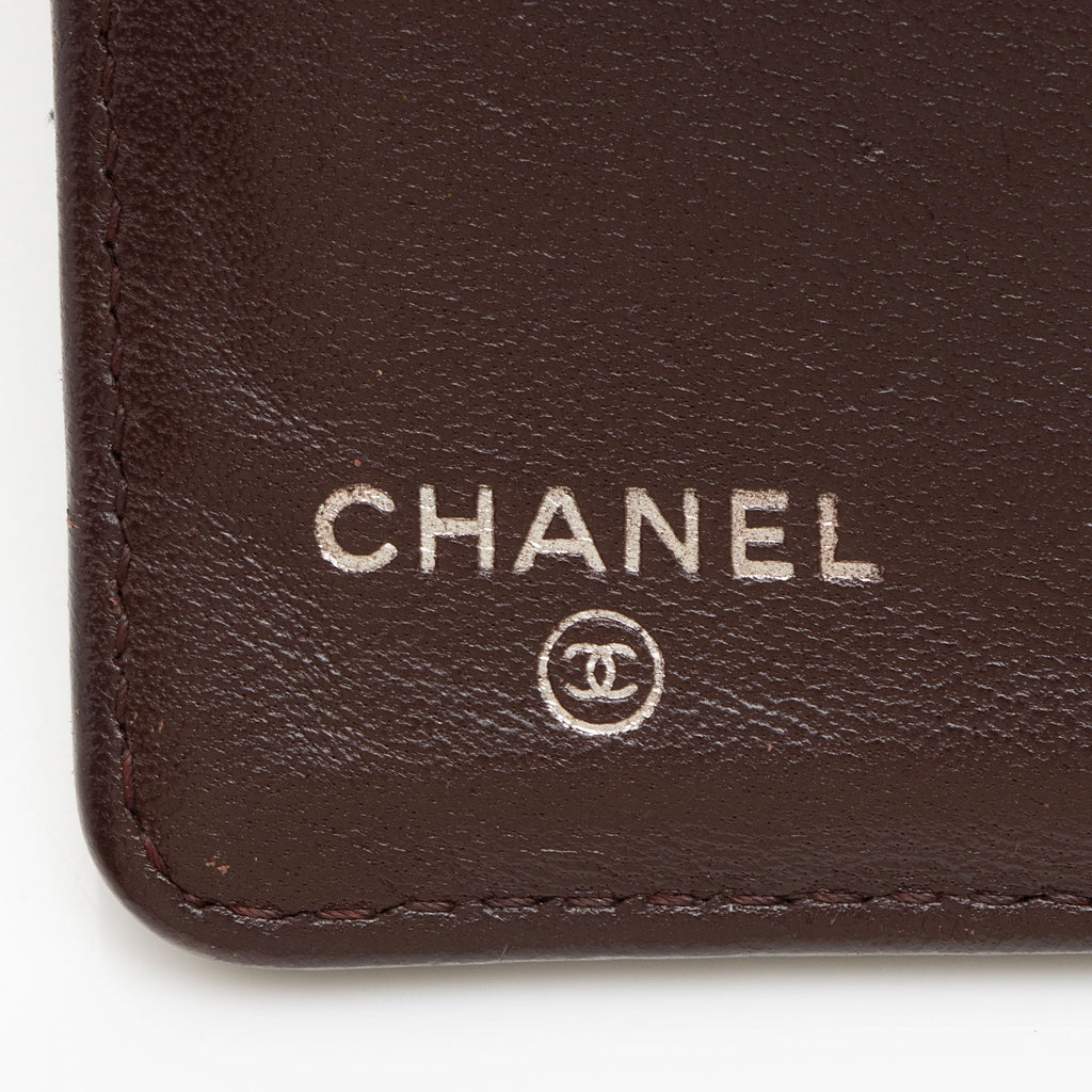 Chanel Lambskin CC Yen Wallet