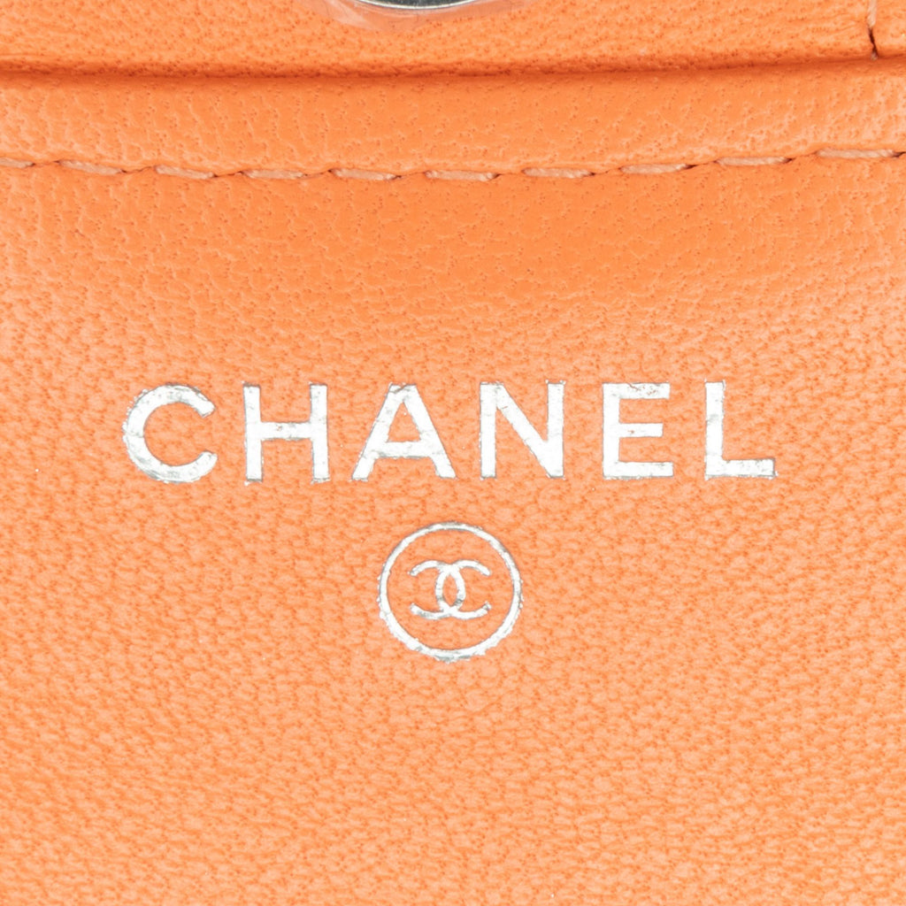 Chanel Lambskin Flap Phone Holder with Chain