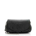 Chanel Lambskin Half Moon Wallet on Chain