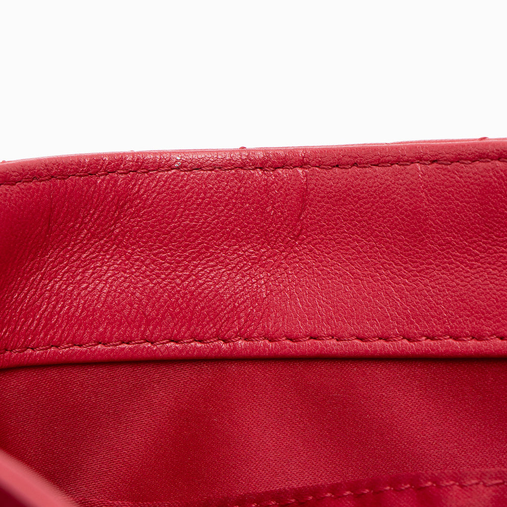 Chanel Lambskin Jumbo Chanel 3 Accordion Flap Bag