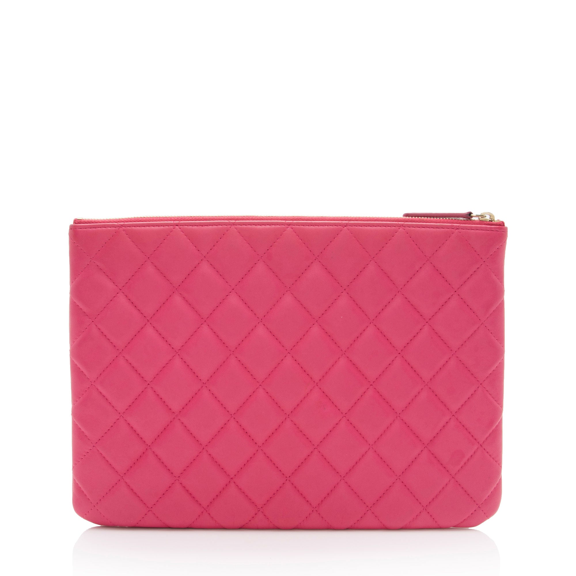 Chanel Lambskin Medium O-Case (SHF-RsJ4rh)