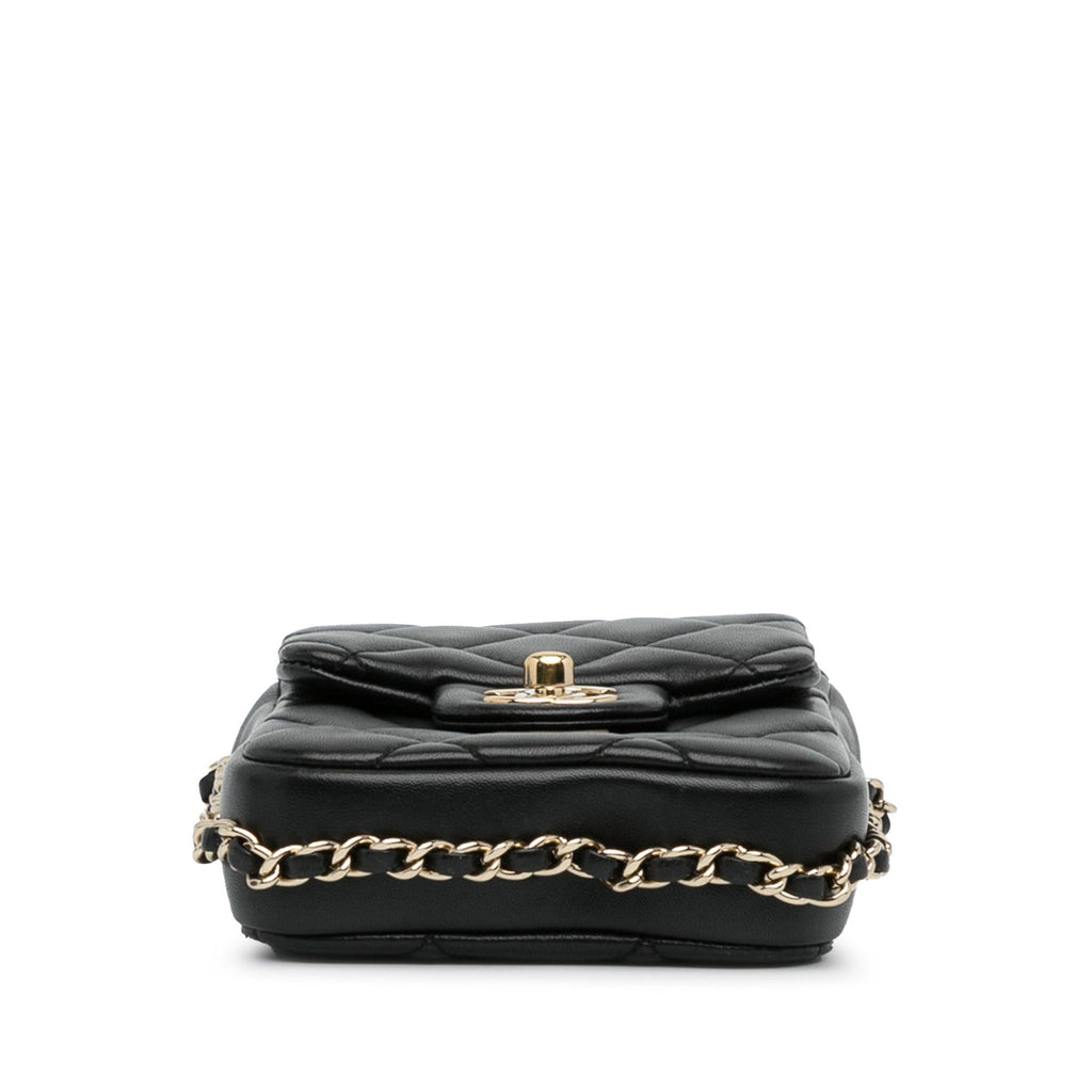 Chanel Lambskin My Precious Phone Case Flap (SHG-lI6AjS)