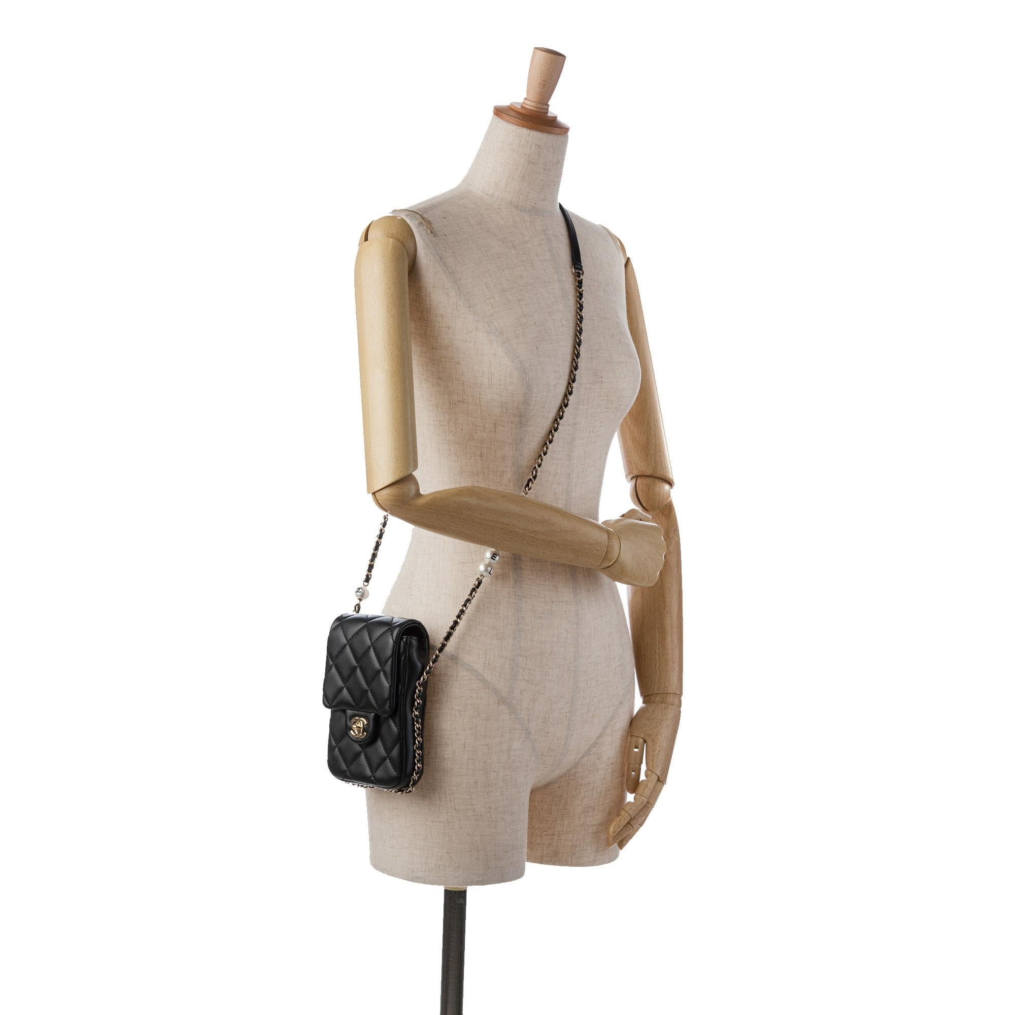Chanel Lambskin My Precious Phone Case Flap (SHG-2d8hdV)