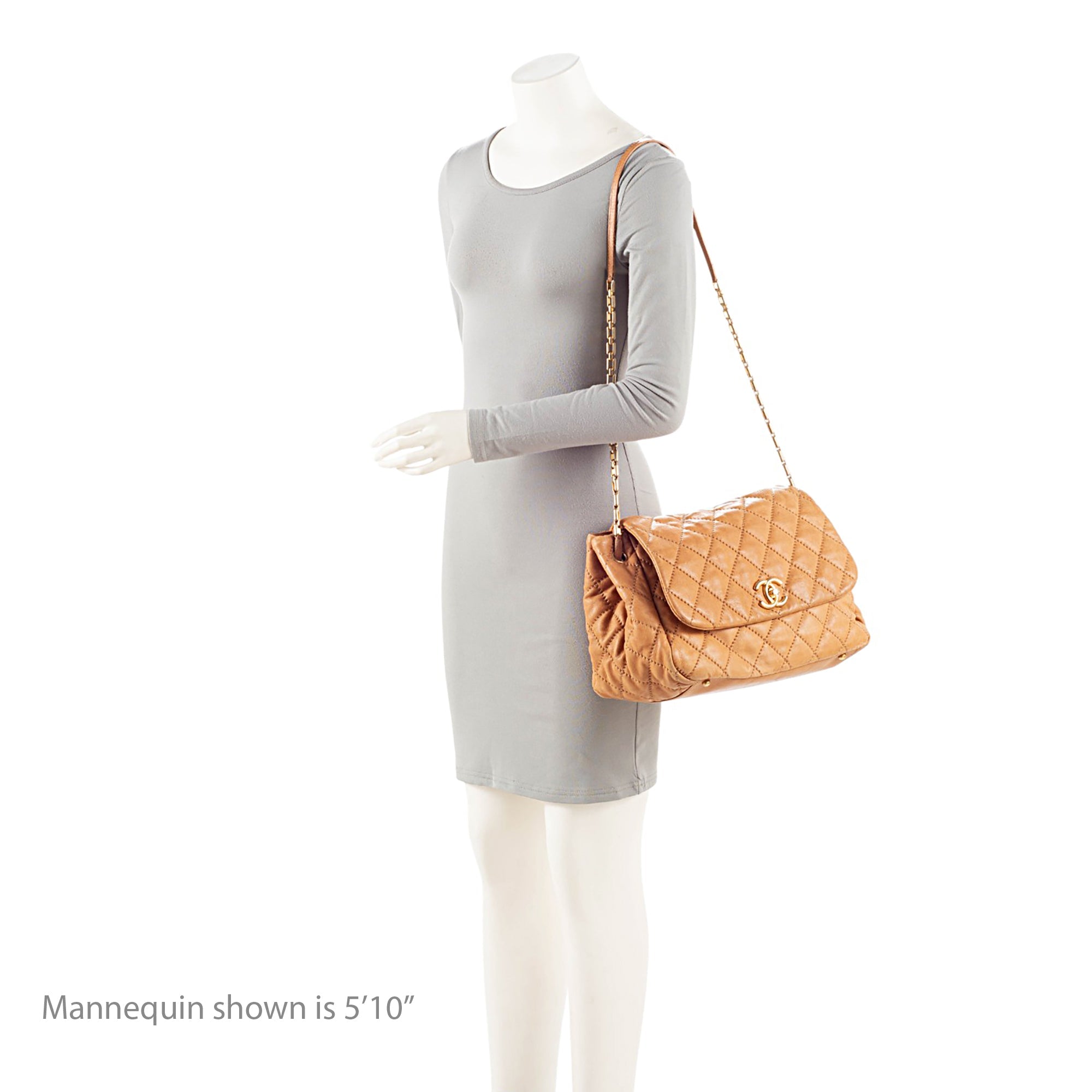 Chanel Lambskin Retro Chain Jumbo Accordion Flap Bag