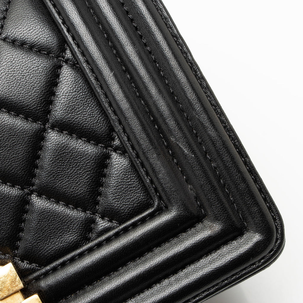 Chanel Lambskin Small Boy Bag