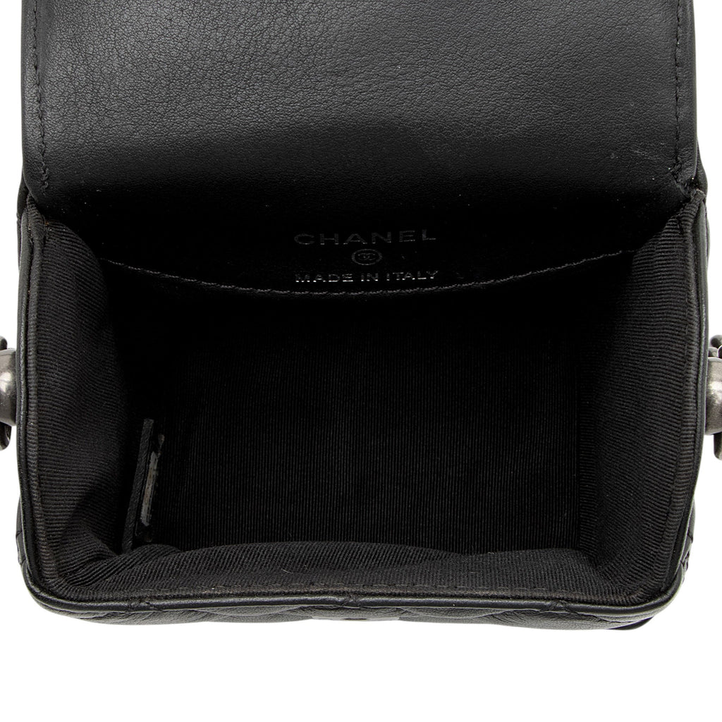 Chanel Lambskin Trunk Shoulder Bag