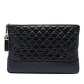 Chanel Large Aged Calfskin Gabrielle O Case Clutch