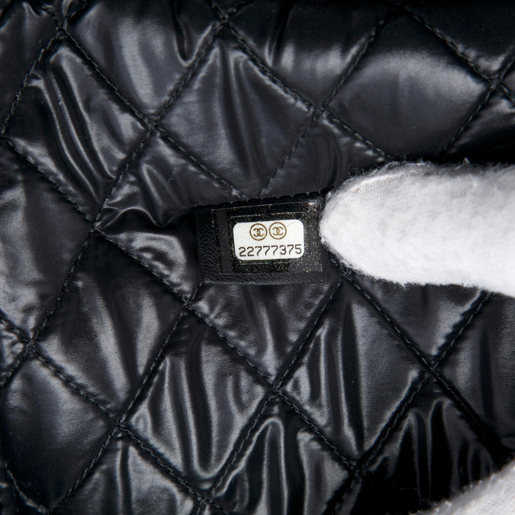 Chanel Large Bi Quilted Lambskin O Case Clutch