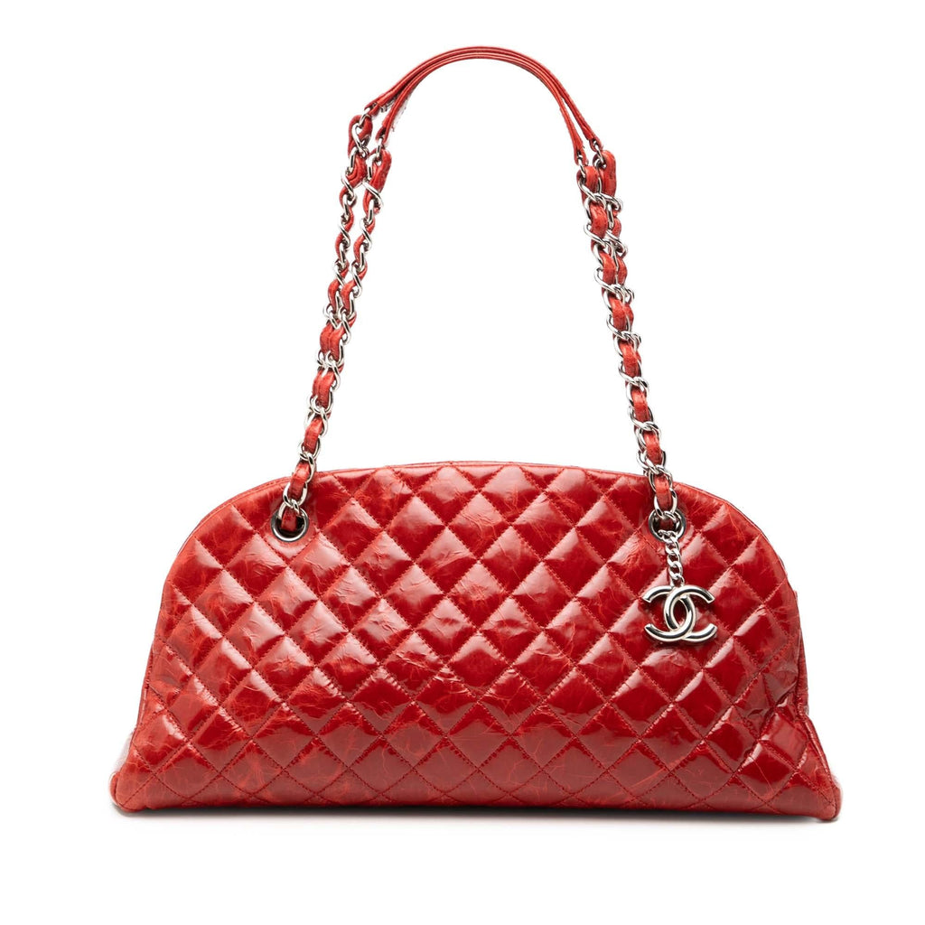 Chanel Large Glazed Calfskin Mademoiselle Bowling Bag
