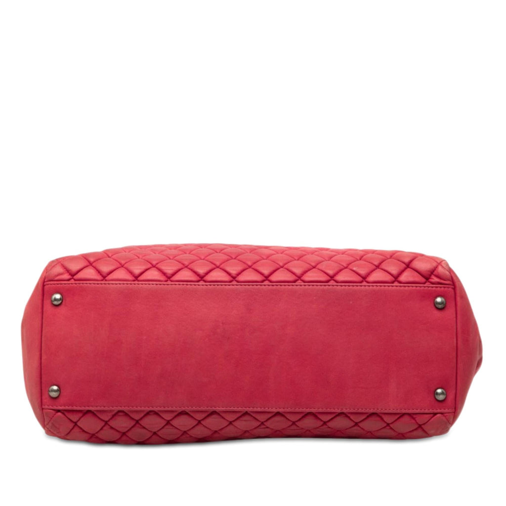 Chanel Large Quilted Iridescent Calfskin New Bubble Tote