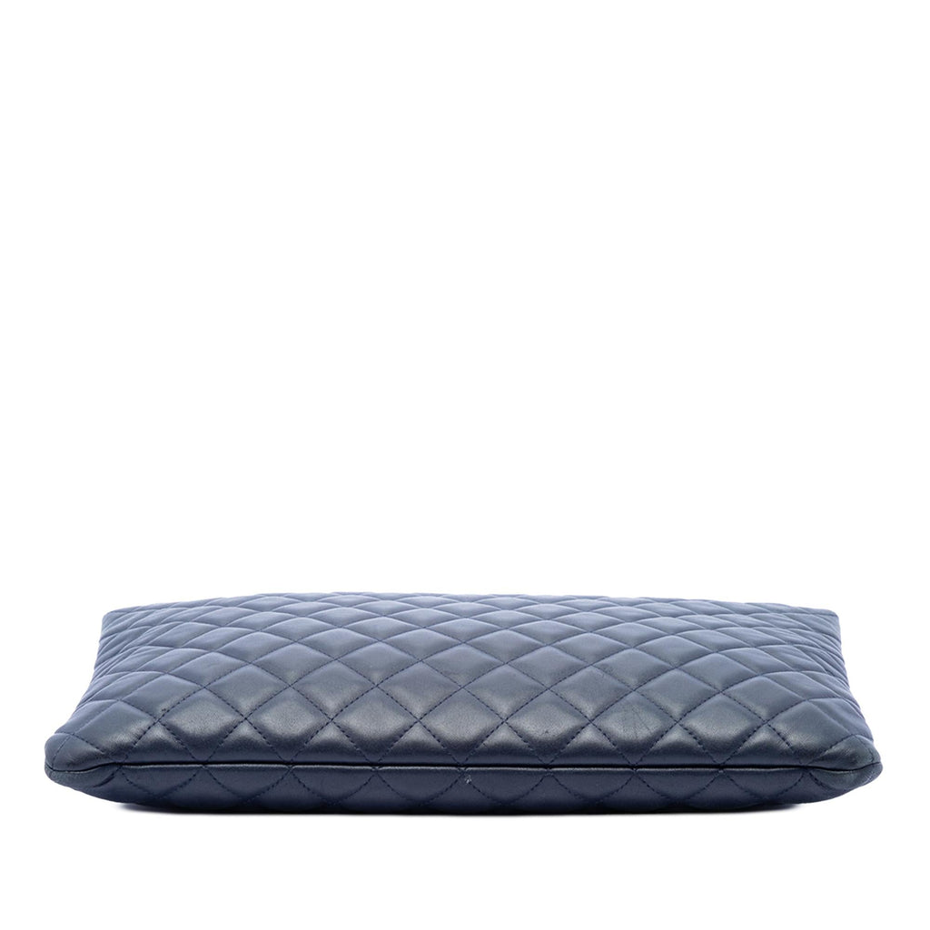 Chanel Large Quilted Lambskin Casino Charms O Case Clutch