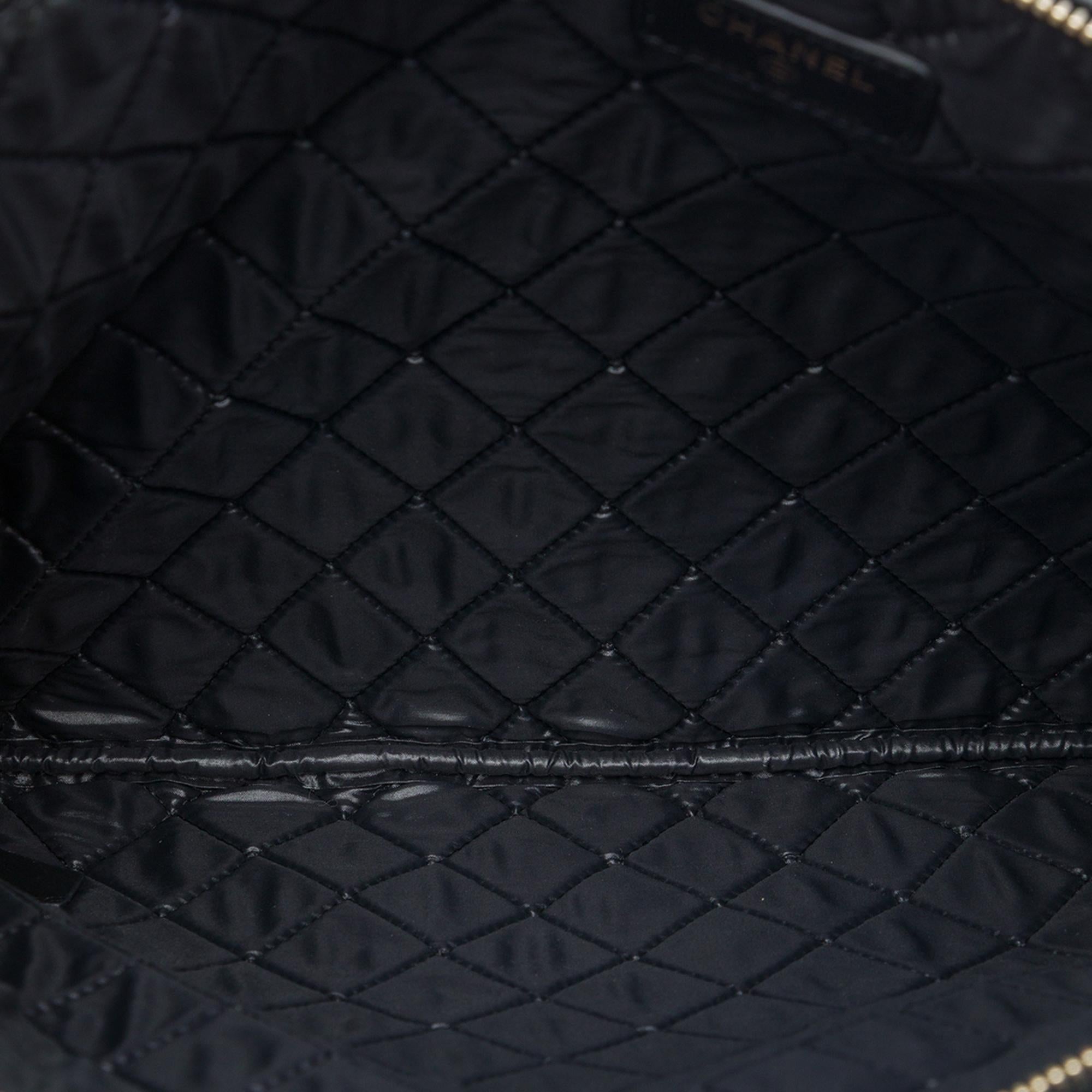 Chanel Large Quilted Lambskin Colorblock O Case