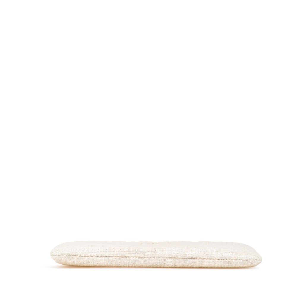 Chanel Large Raffia Deauville O Case Clutch