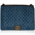 Chanel Boy Bag - Large - Denim