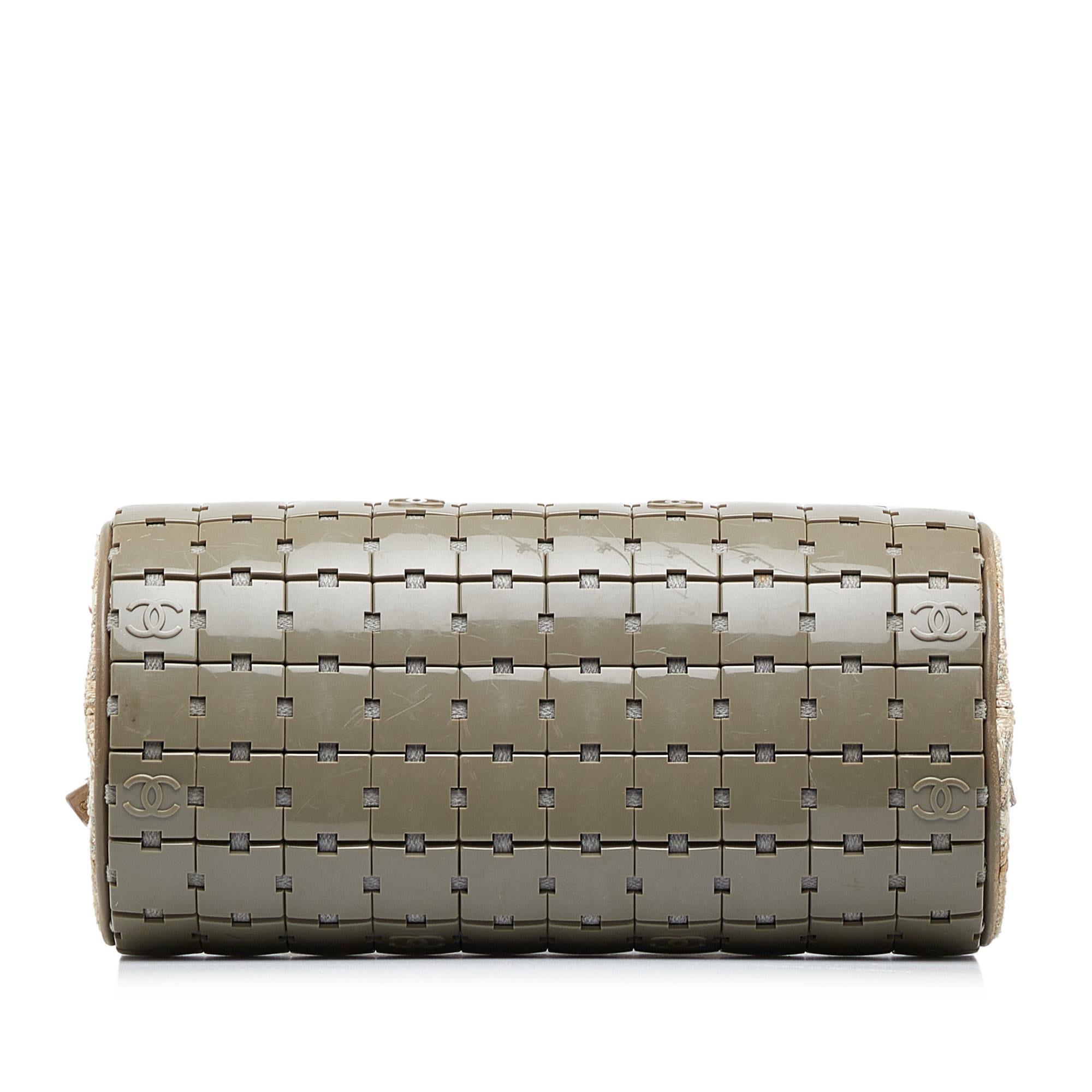Chanel Lucite Puzzle Barrel Handbag (SHG-WS6nP1)