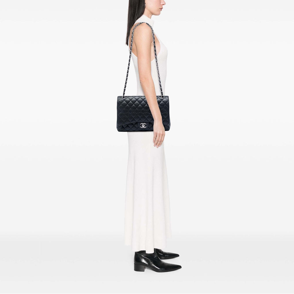 Chanel Maxi Classic Caviar Double Flap