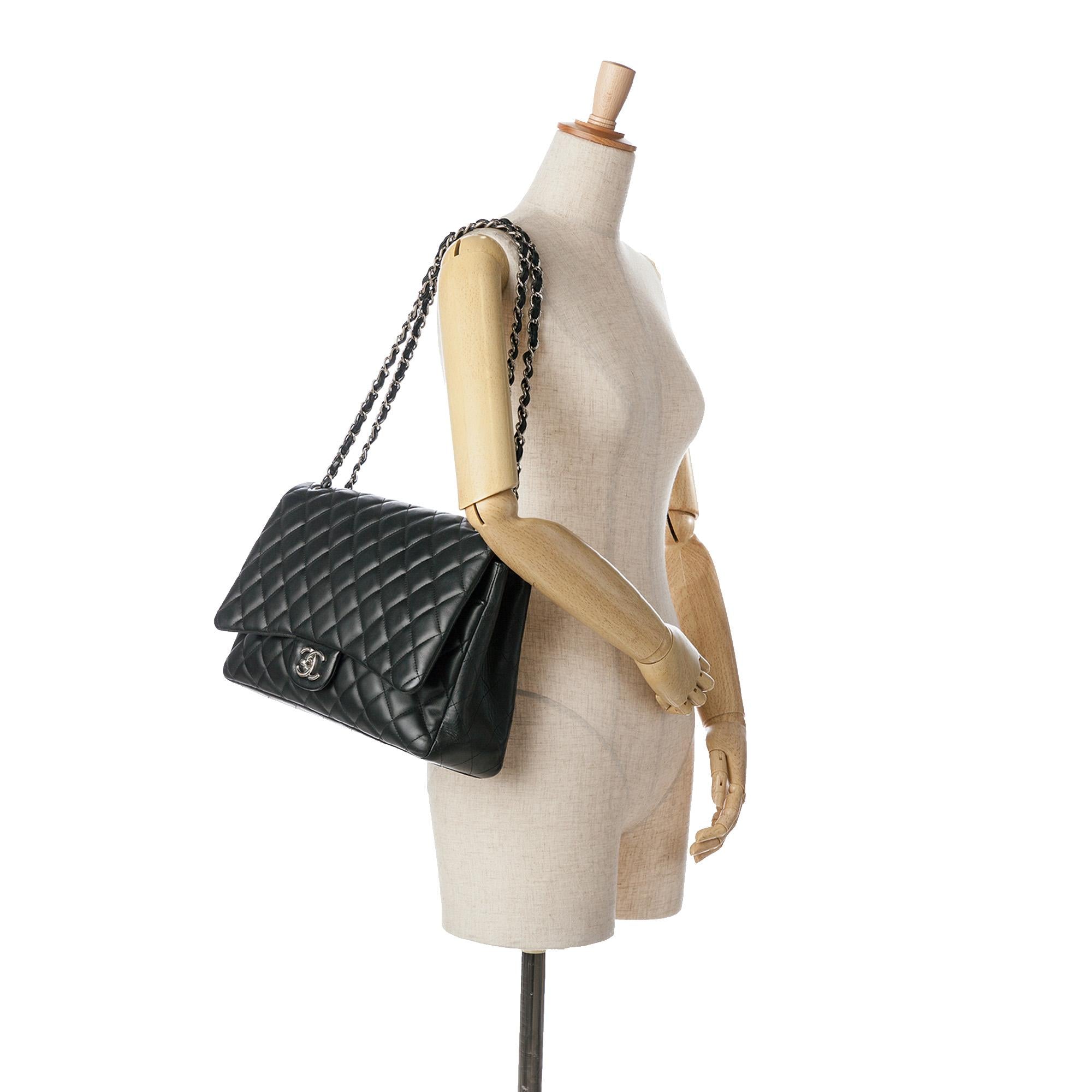 Chanel Maxi Classic Lambskin Double Flap