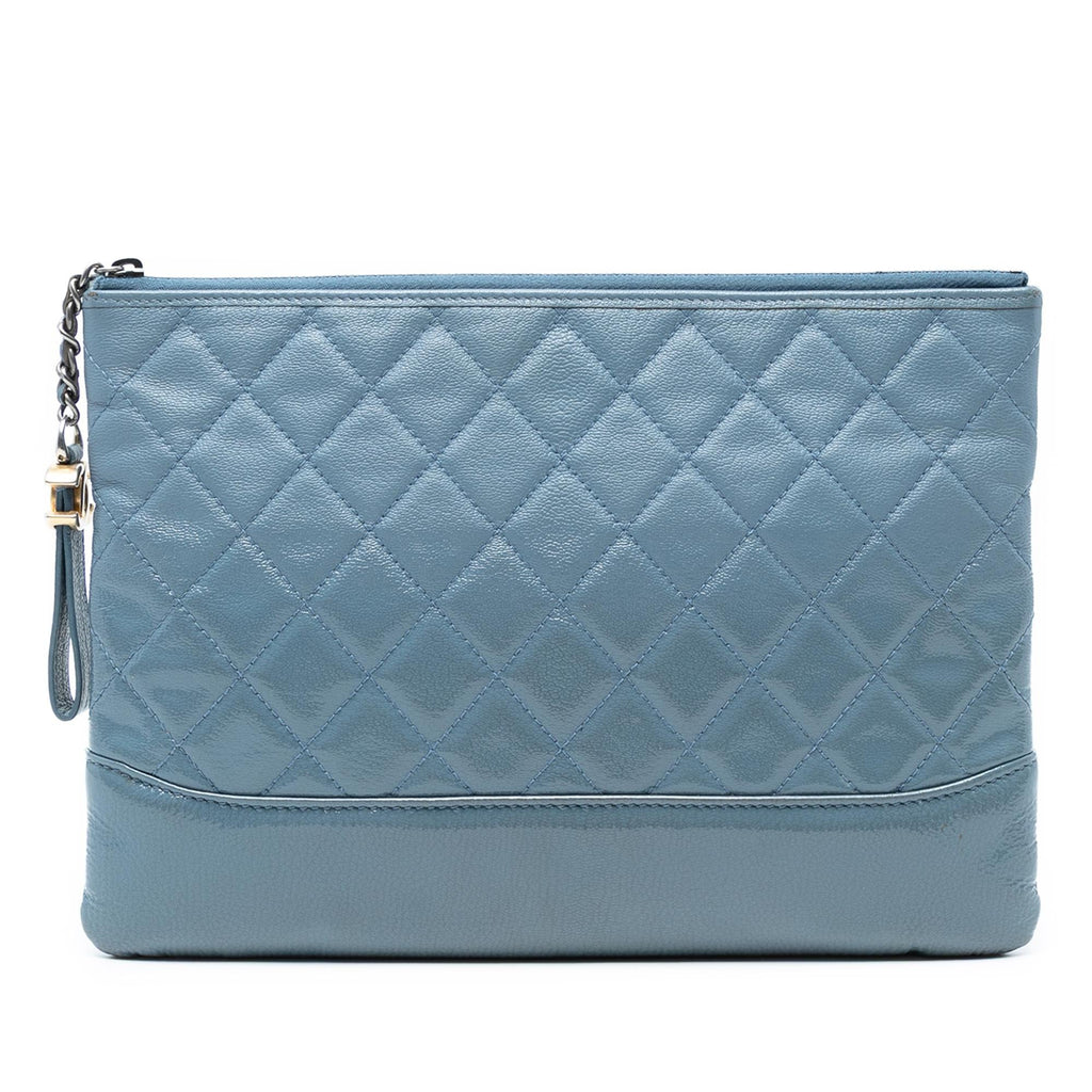 Chanel Medium Aged Calfskin Gabrielle O Case Clutch