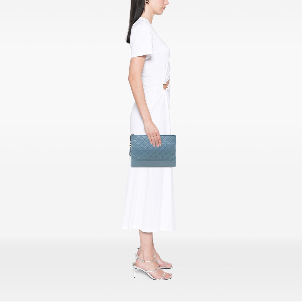 Chanel Medium Aged Calfskin Gabrielle O Case Clutch