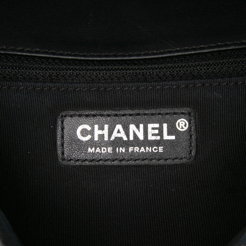 Chanel Medium Bicolor Quilted Calfskin Flap