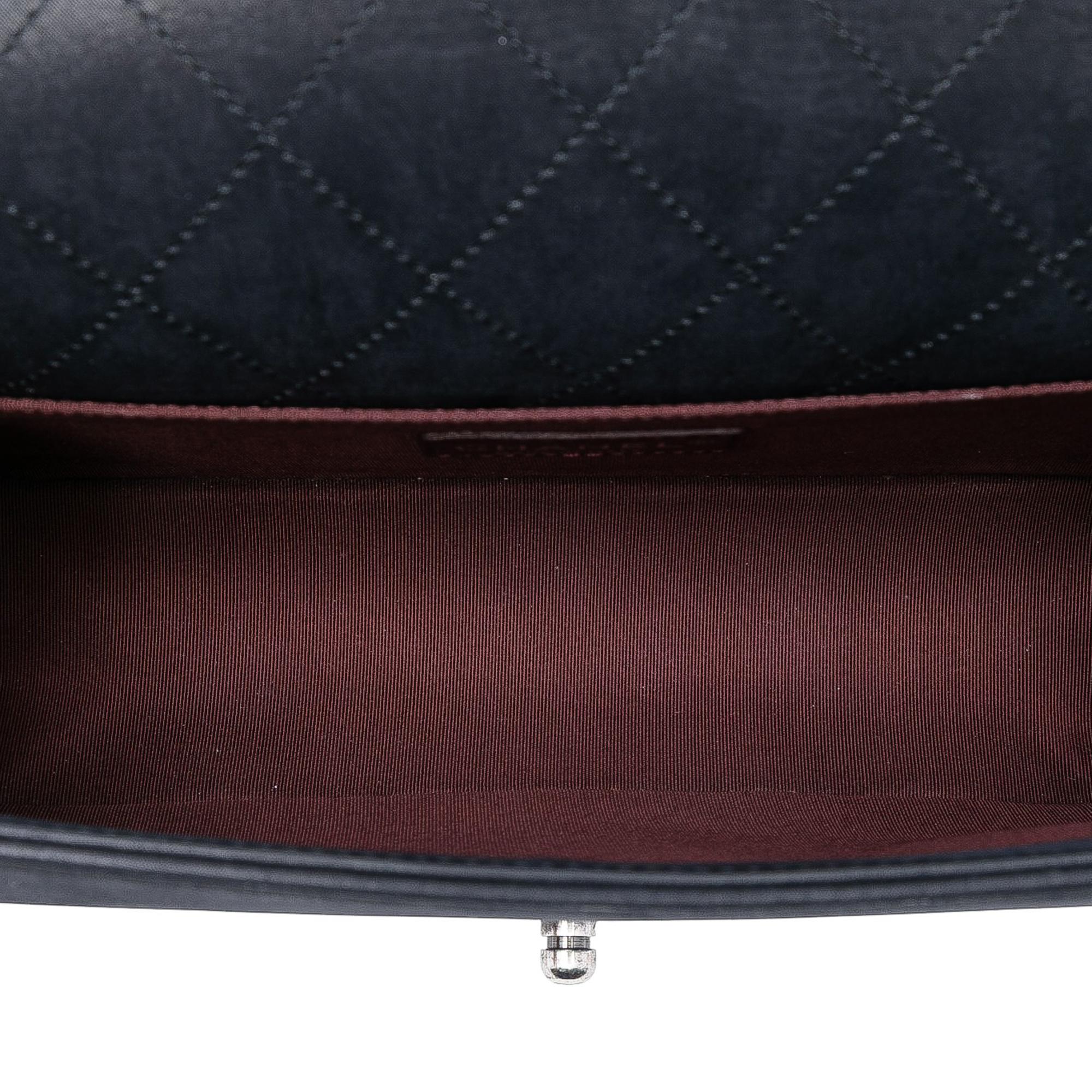 Chanel Medium Bicolor Shearling Boy Flap
