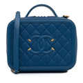 Chanel Medium CC Filigree Caviar Vanity Case (SHG-R0dFDb)