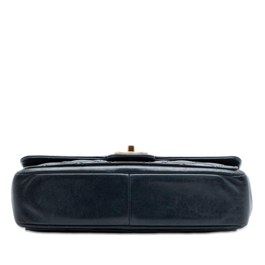 Chanel Medium CC Quilted Iridescent Calfskin Sheriff Star Flap