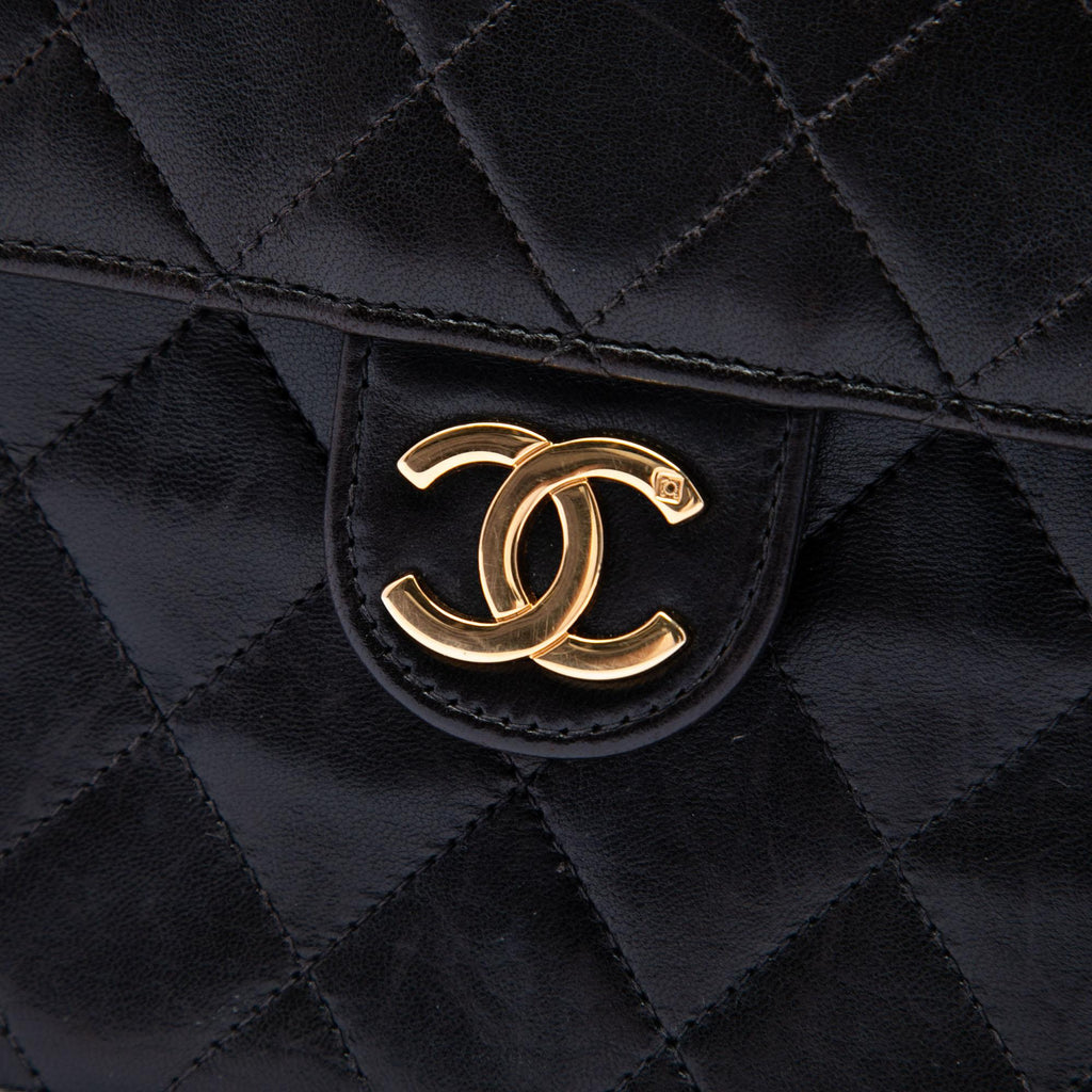 Chanel Medium CC Quilted Lambskin Single Flap