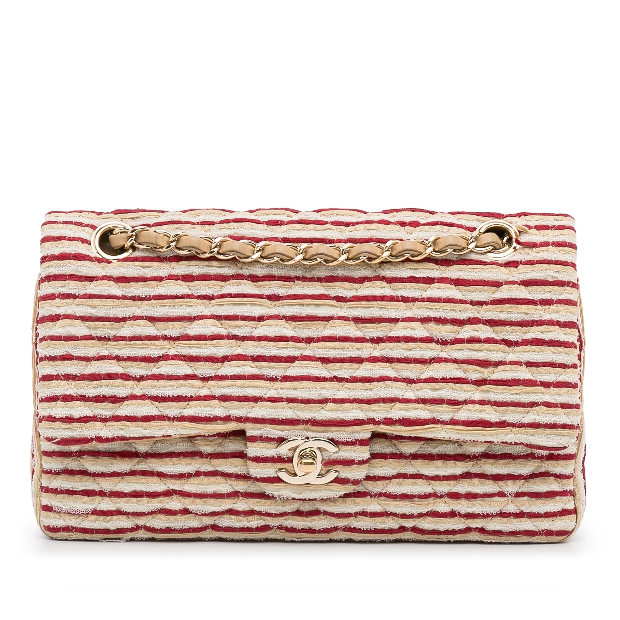 Chanel Medium Classic Jersey Coco Sailor Double Flap