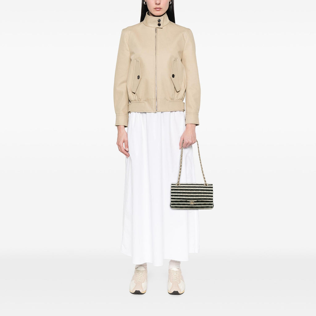 Chanel Medium Classic Jersey Coco Sailor Double Flap