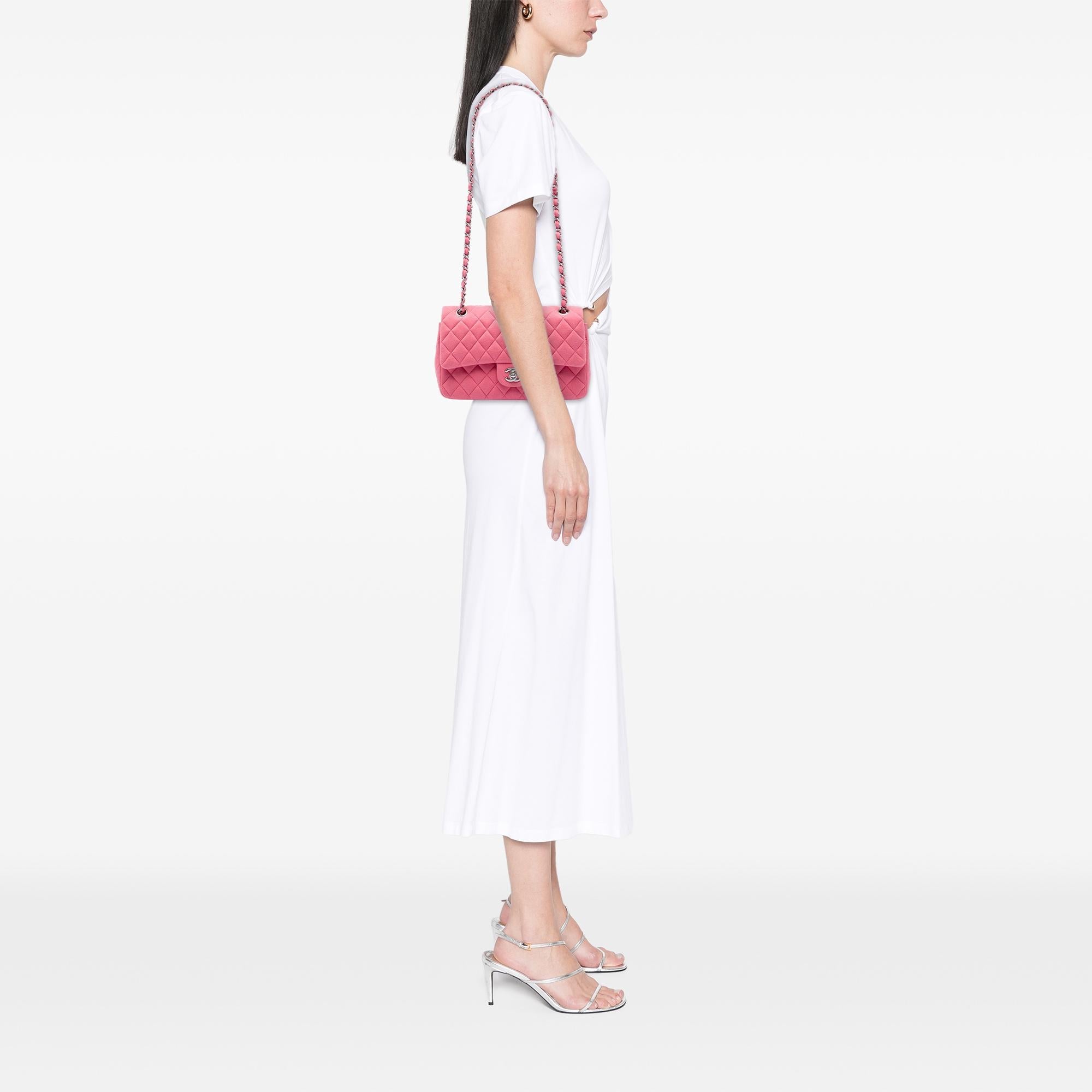Chanel Medium Classic Jersey Double Flap