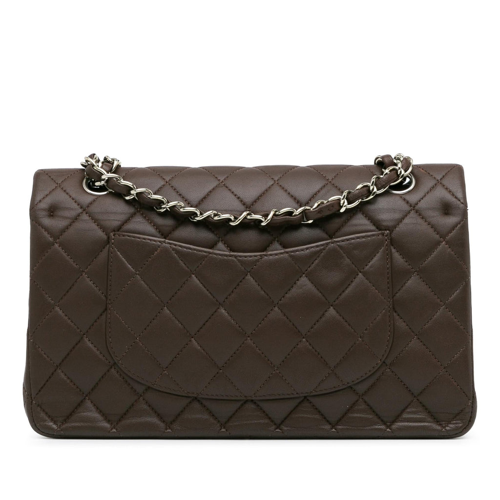 Chanel Medium Classic Lambskin Double Flap (SHG-7QwY4H)