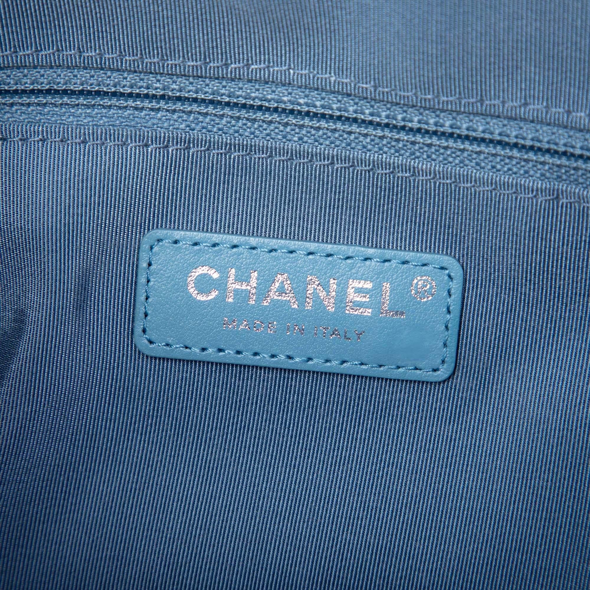 Chanel Medium Quilted Iridescent Lambskin and Calfskin Gabrielle Hobo
