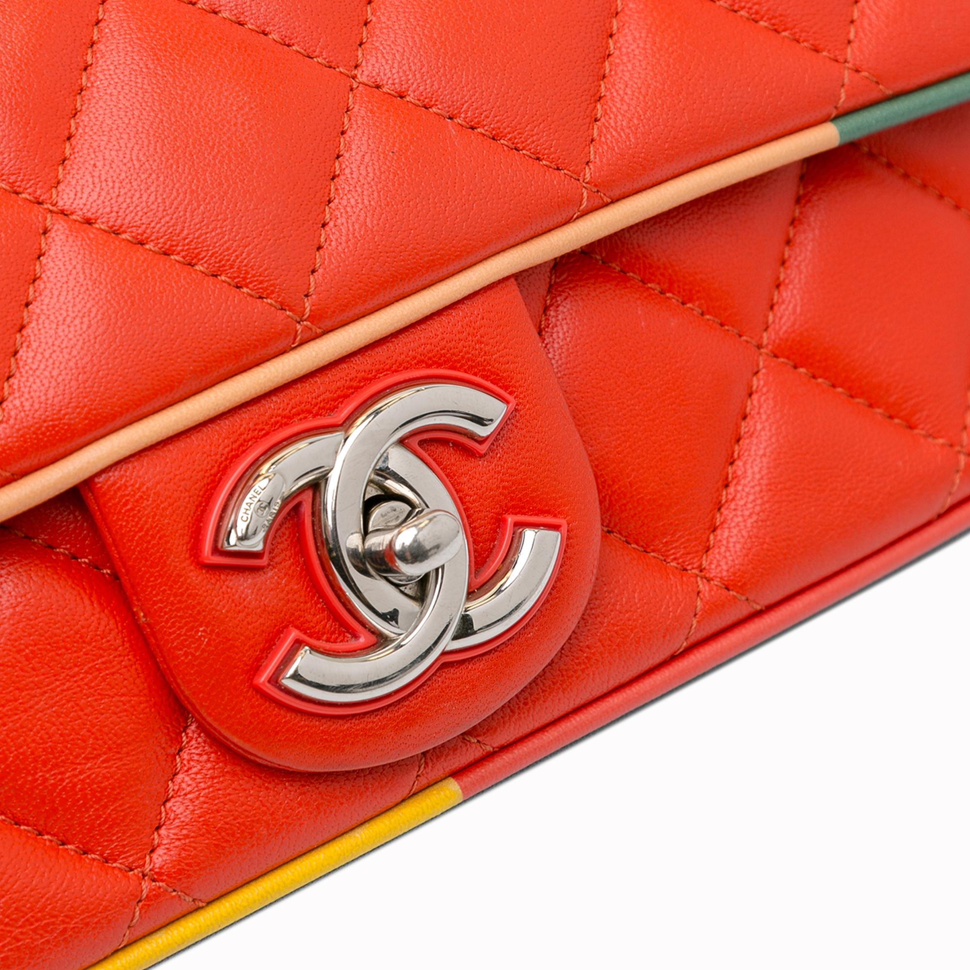 Chanel Medium Quilted Lambskin Cuba Color Flap (SHG-lYmqHQ)