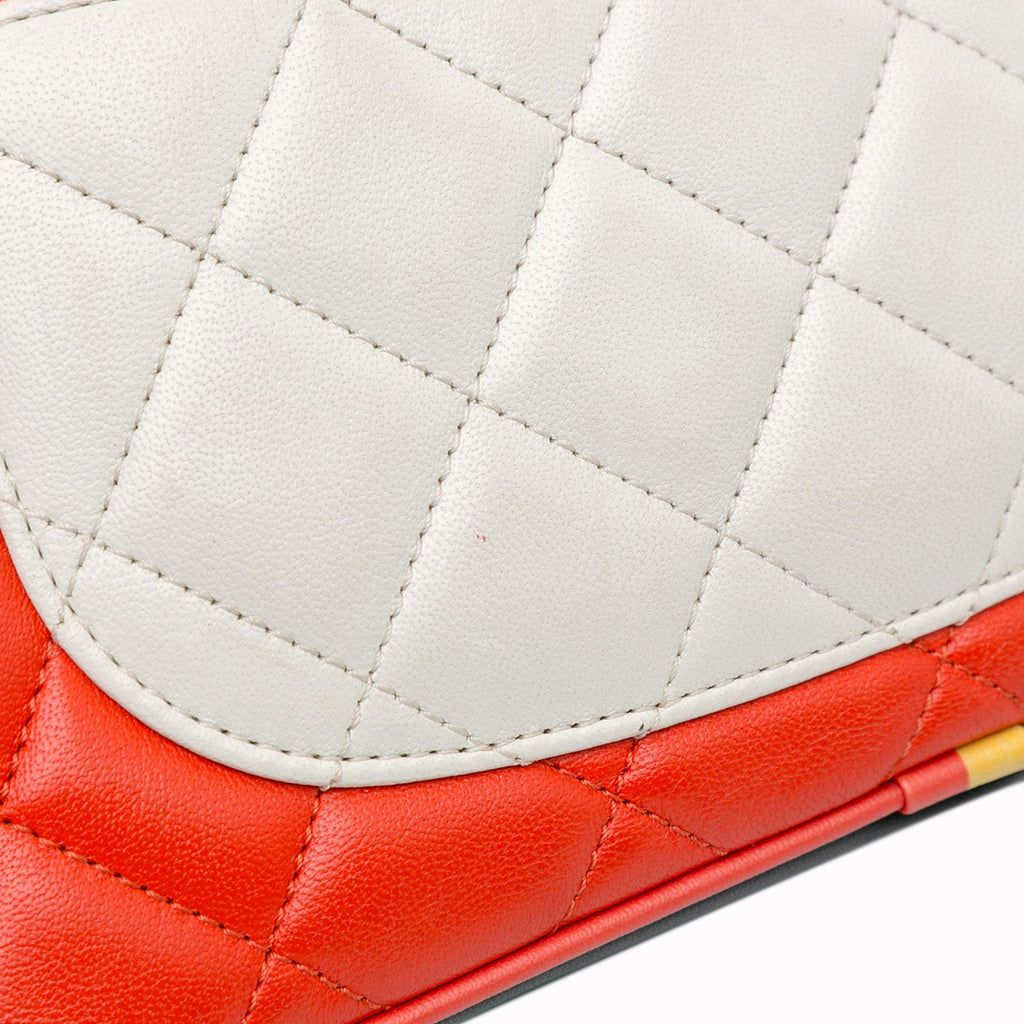 Chanel Medium Quilted Lambskin Cuba Color Flap (SHG-Knms3N)