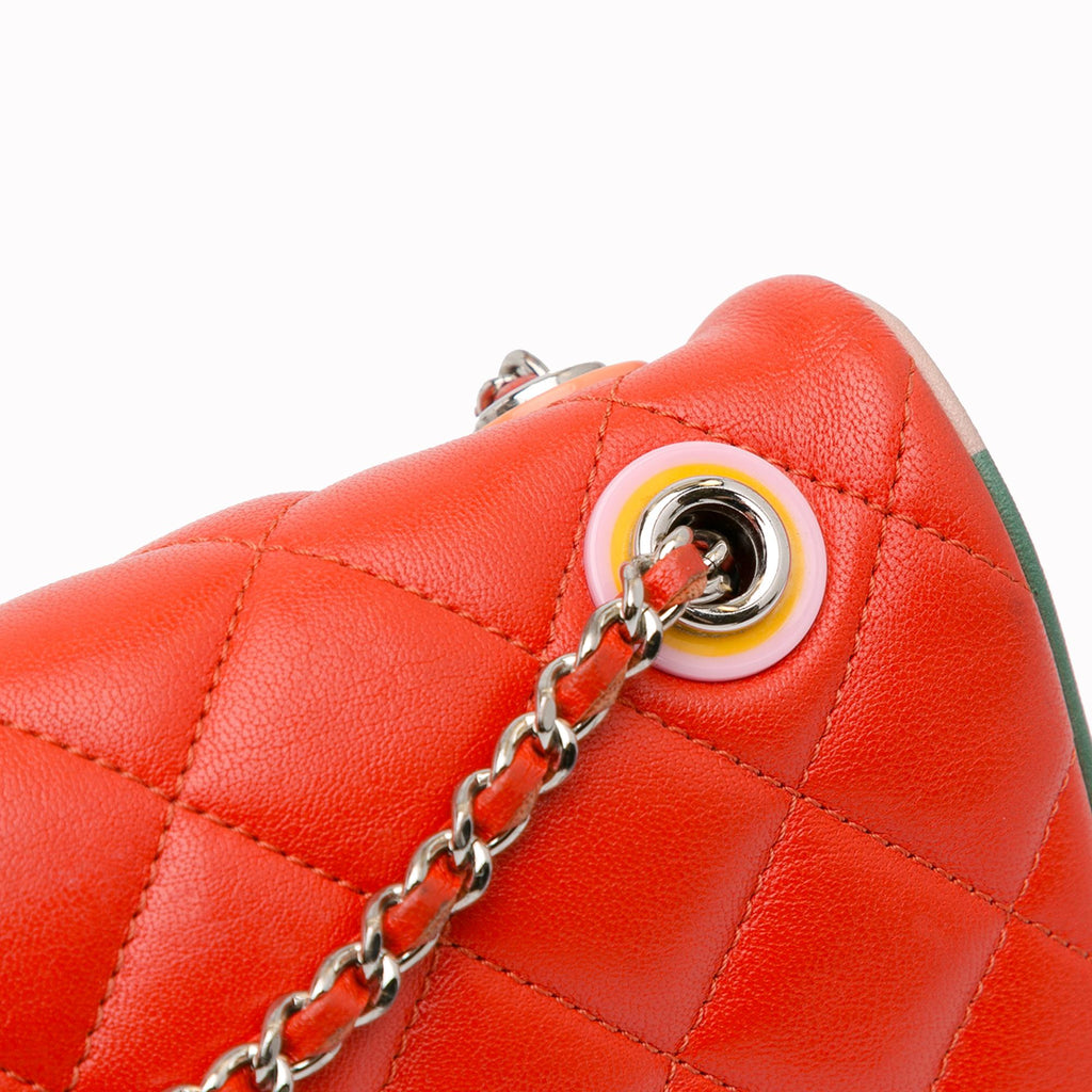Chanel Medium Quilted Lambskin Cuba Color Flap (SHG-Knms3N)