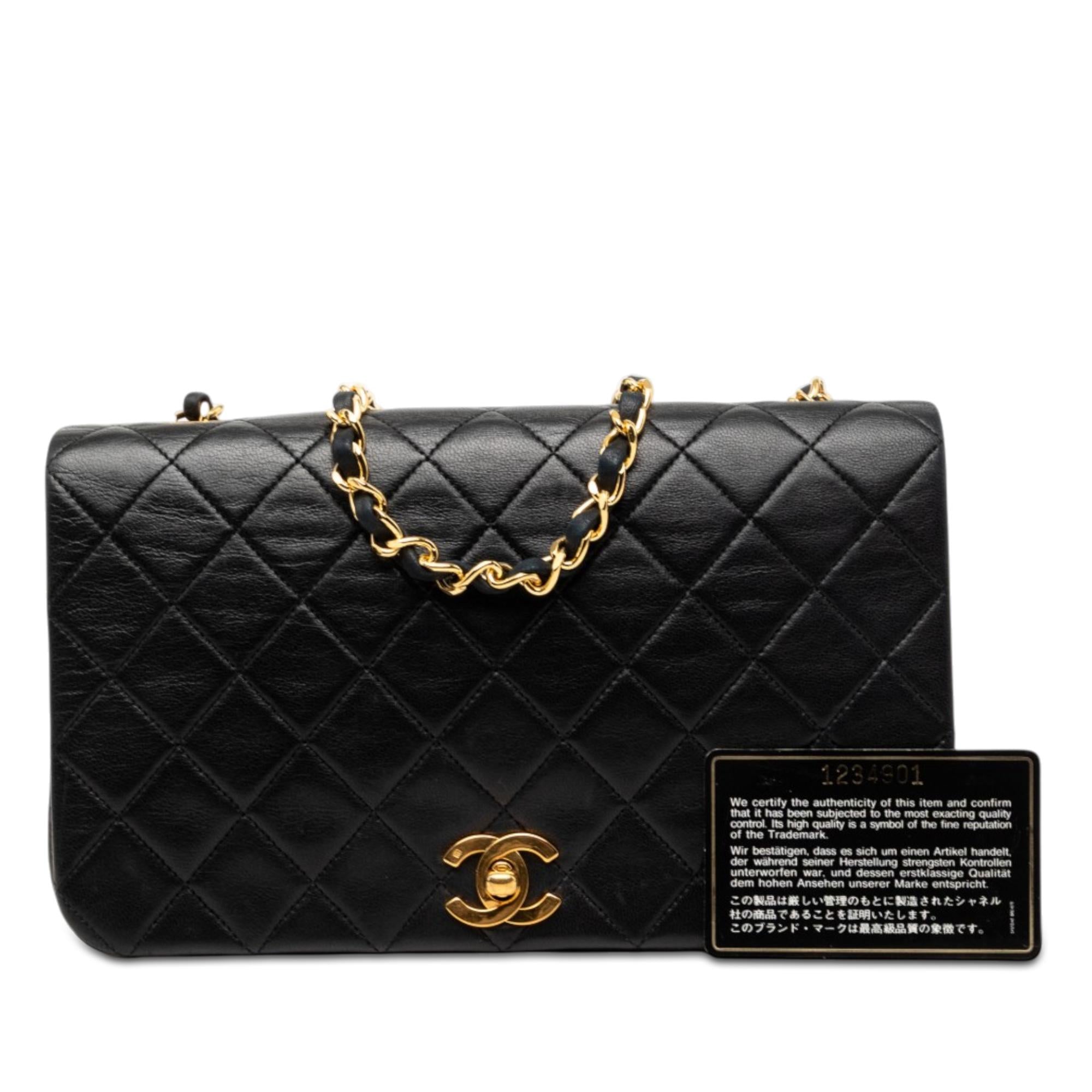 Chanel Medium Quilted Lambskin Full Flap