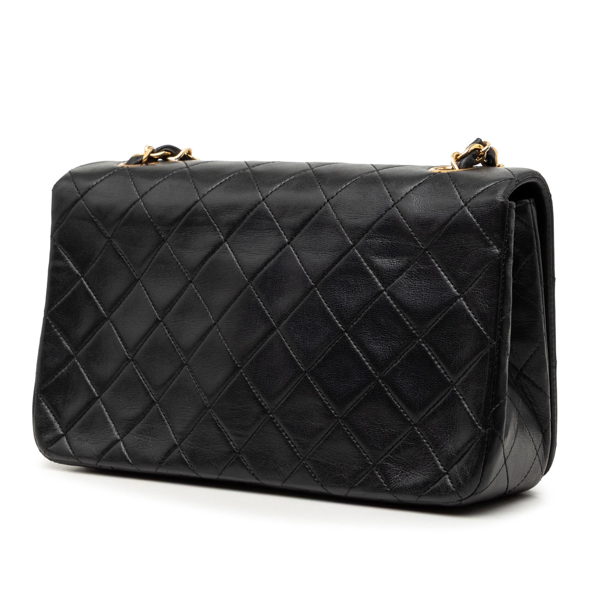 Chanel Medium Quilted Lambskin Full Flap