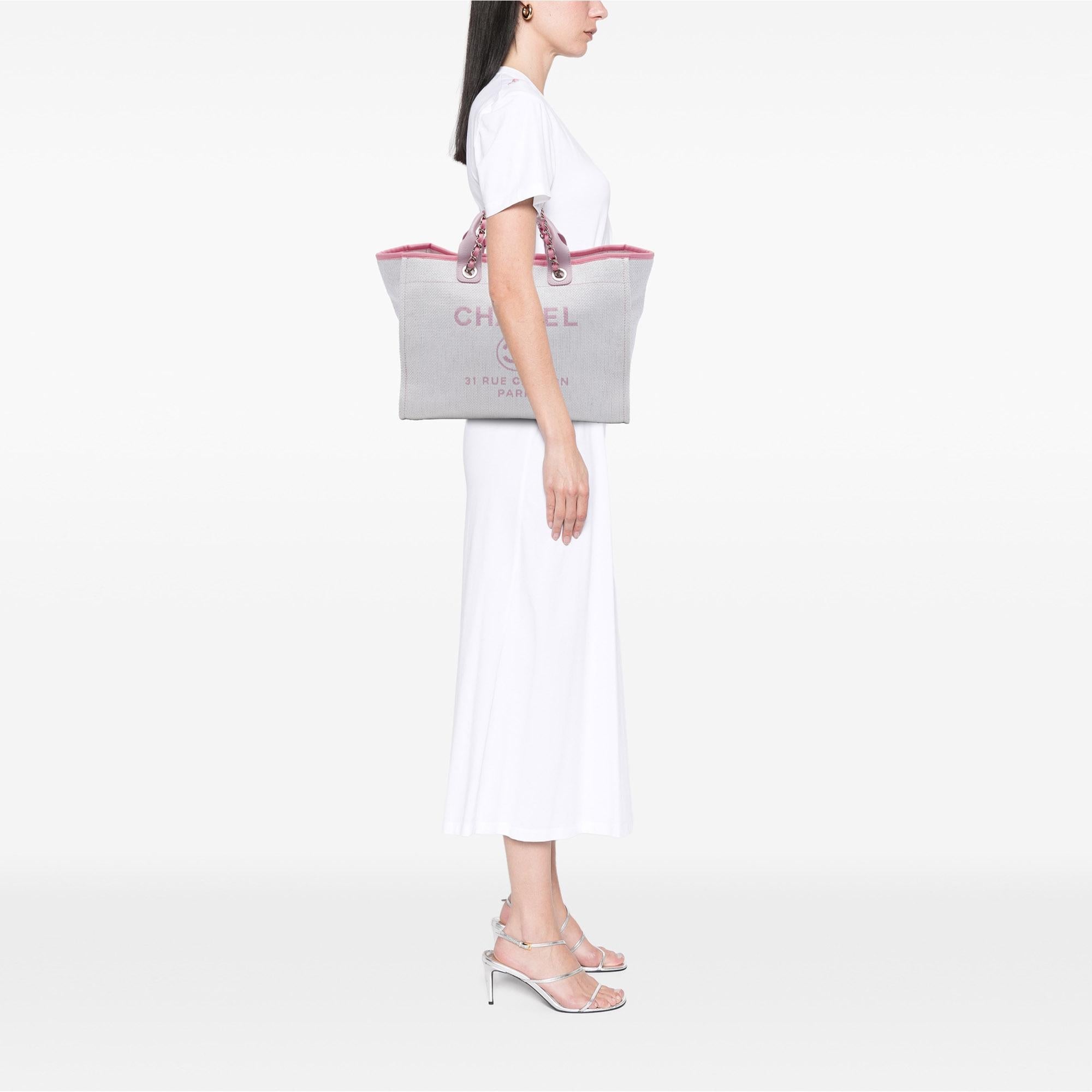 Chanel Medium Raffia Deauville Tote