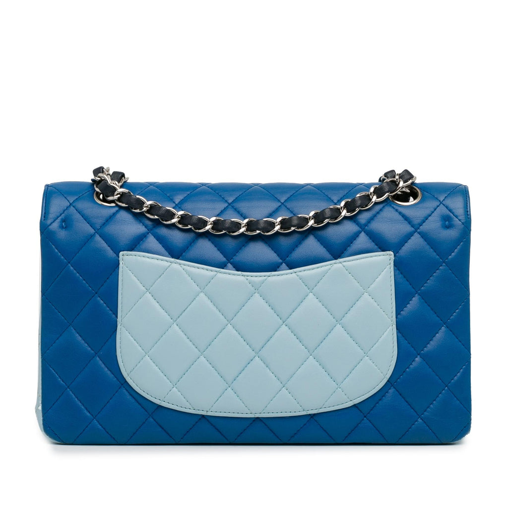Chanel Medium Tricolor Lambskin Double Flap (SHG-9xy5Fb)