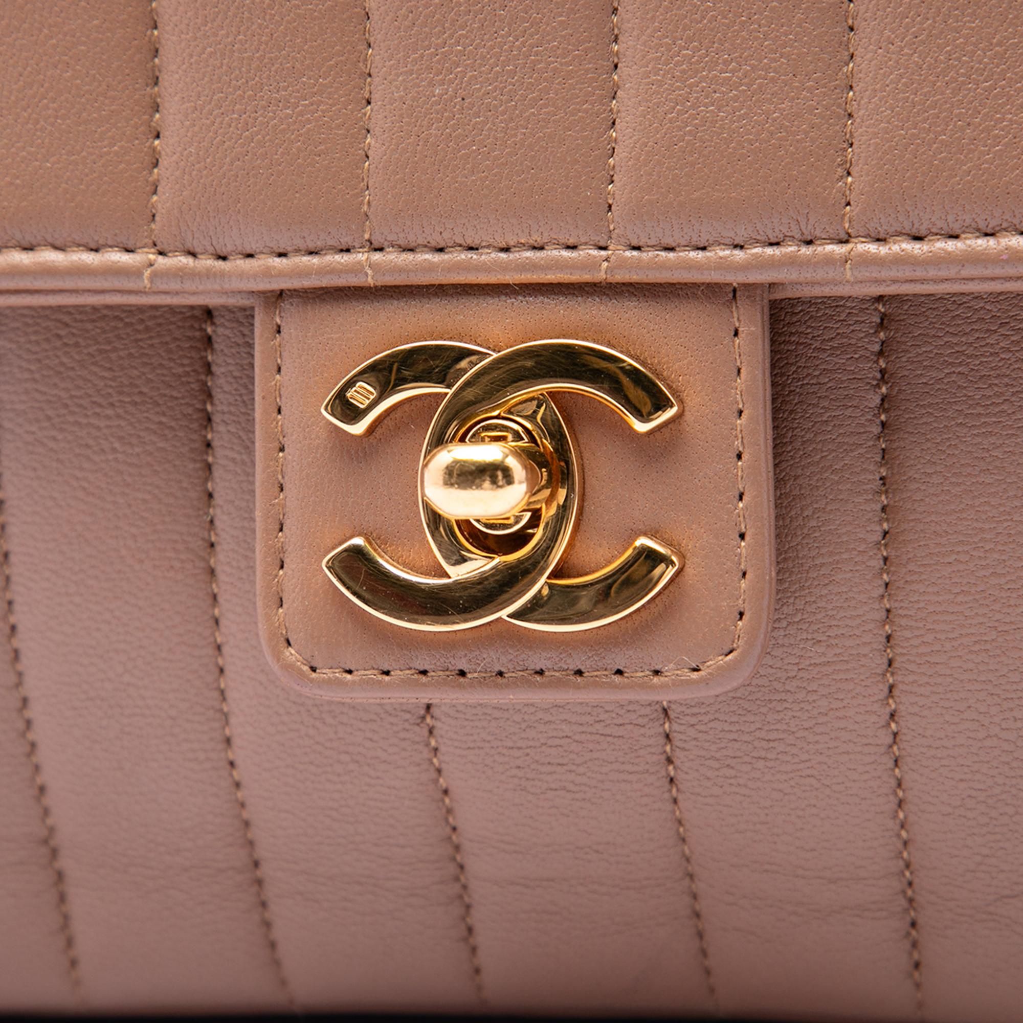 Chanel Medium Vertical Quilted Lambskin Single Flap