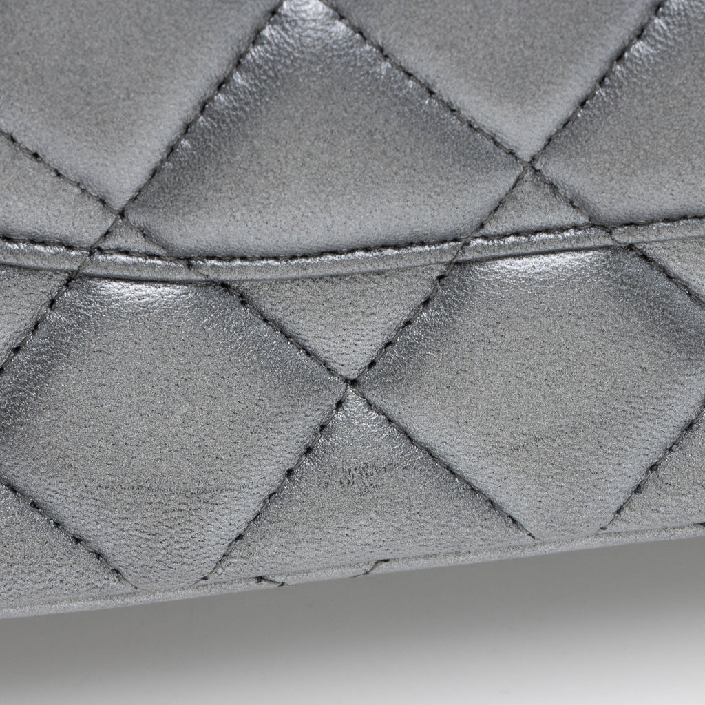 Chanel Metallic Lambskin Classic Maxi Double Flap Bag
