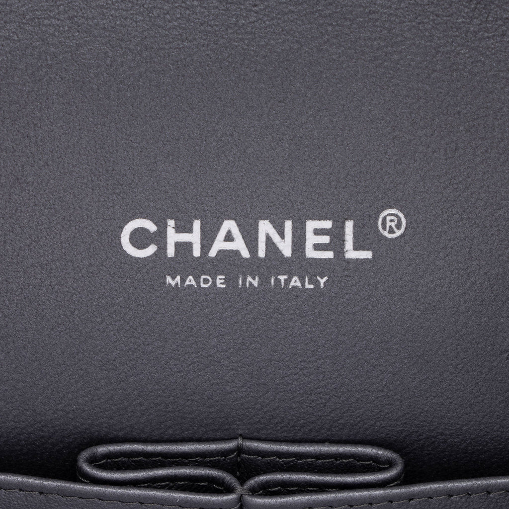 Chanel Metallic Lambskin Classic Maxi Double Flap Bag