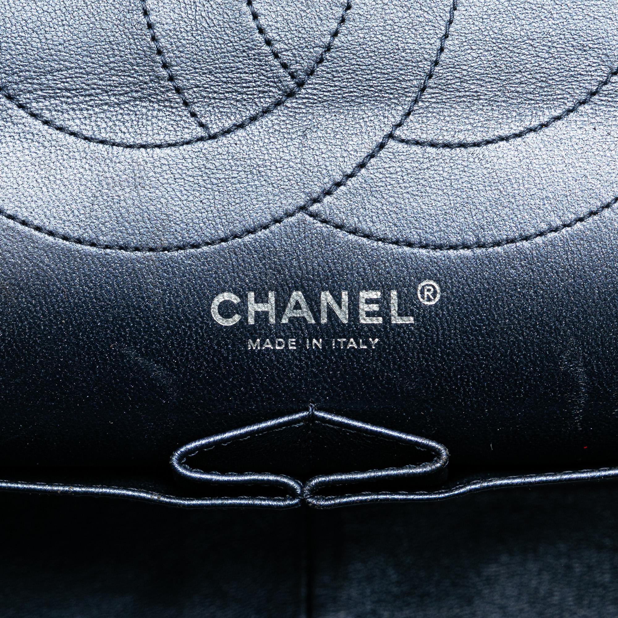 Chanel Metallic Quilted Aged Calfskin Reissue 2.55 Double Flap 227